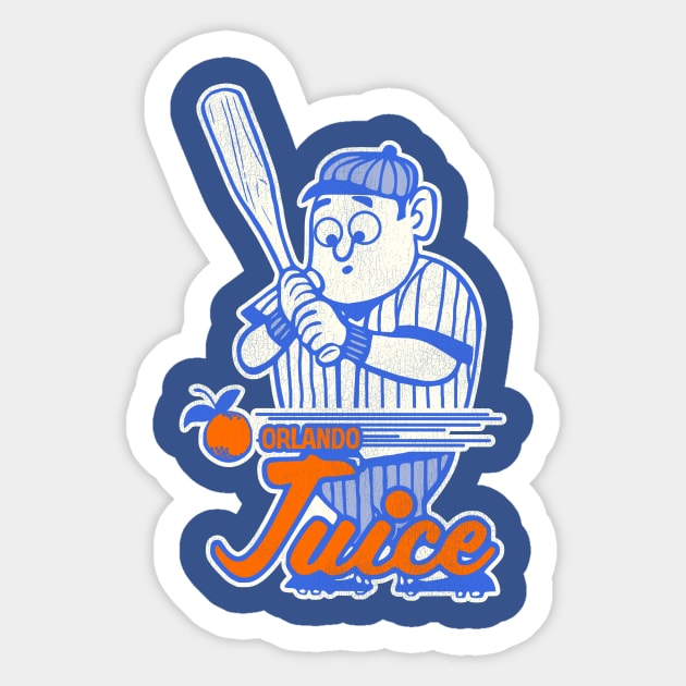 Defunct Orlando Juice Baseball Team Sticker by Defunctland